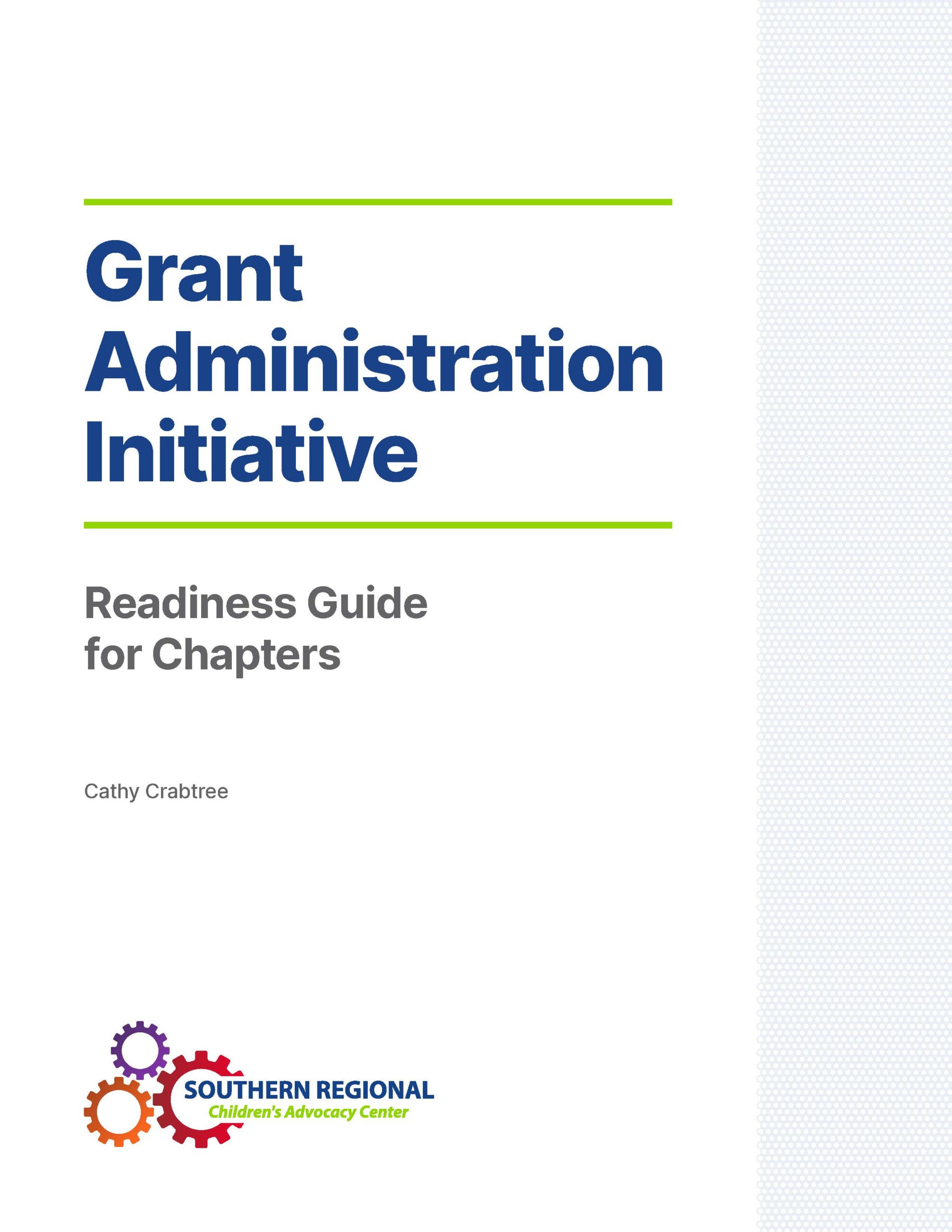 Grant Administration Initiative Chapter Readiness Guide